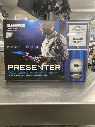 Shure PGXD14/93 - Wireless Lavalier System | Long & McQuade